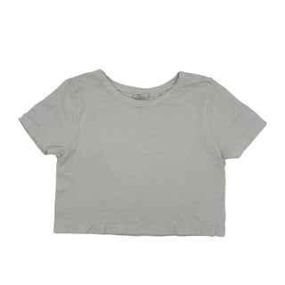 C’est Moi white cropped tshirt, Small