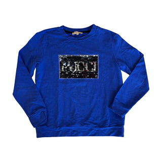 Emilio Pucci blue logo top, 12 years