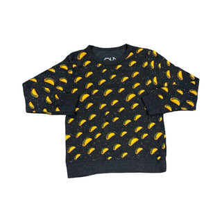 Chaser Grey crewneck with tacos, 8 years