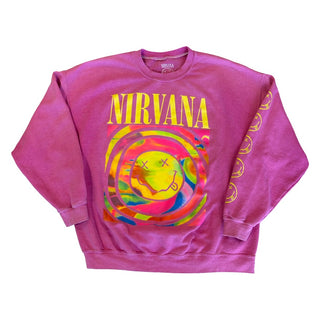 Nirvana Nirvana pink sweatshirt, women’s xl