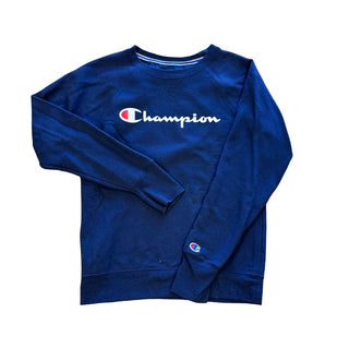 Champion navy crewneck sweatshirt, adult xsmall