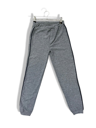 Chaser Knit Contrast piping sweatpants grey new with tags, 8 years