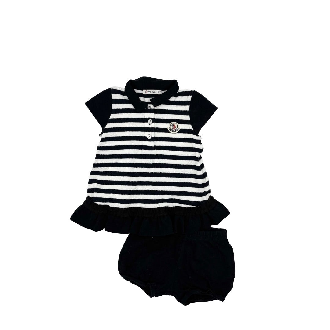 Moncler dress w/bloomers, 6-9 months