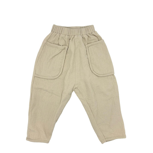 Leeli beige pants, 4-5 years
