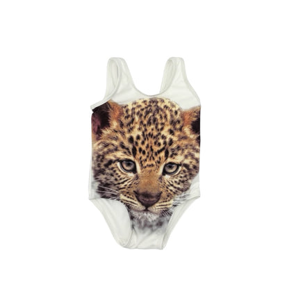 Gap cheetah swim suit, 0-6 months