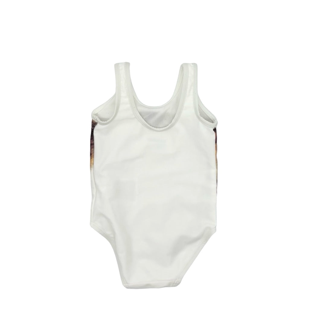 Gap cheetah swim suit, 0-6 months