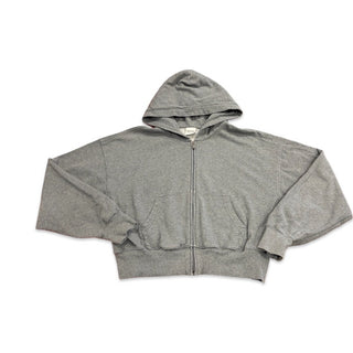 Aritzia Grey sweatfleece cropped full zip hoody, Women’s medium