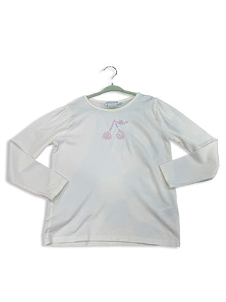 Bonpoint Long sleeve sparkly cherry, 8 years