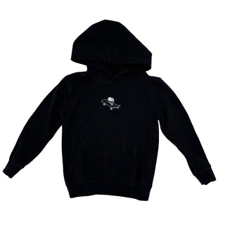 Crumbs Black skull hoody, 4 years