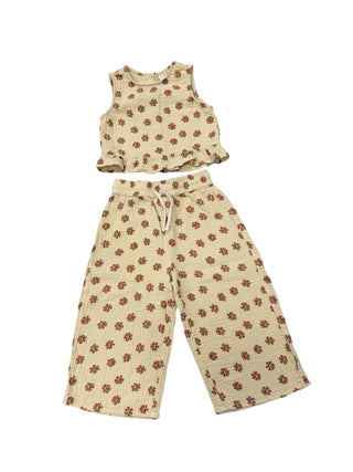 Rylee + Cru Floral gauze set, 4-5 years