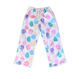 No name White smiley face pants, 6-8 years