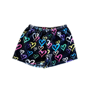 Top Trendz black w/hearts, 7-8 years
