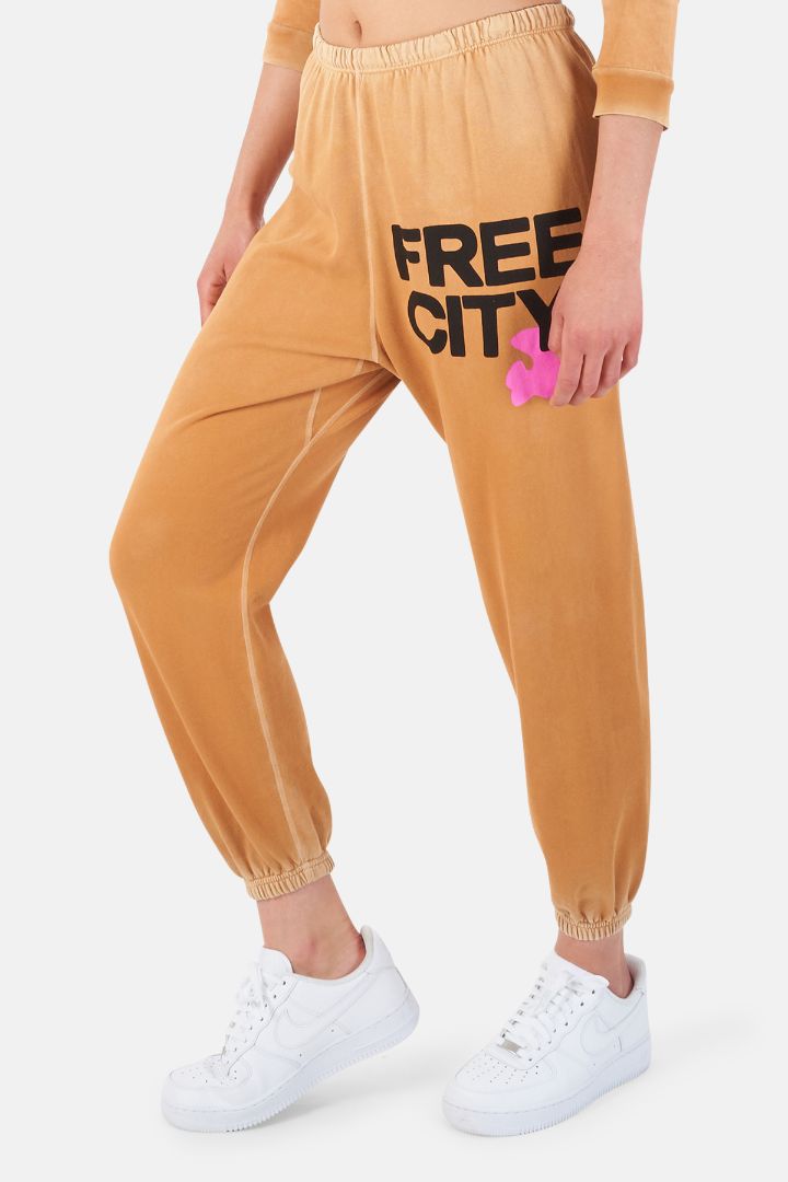 Free City OG Super Vintage sweatpant clay house new with tags, womens small