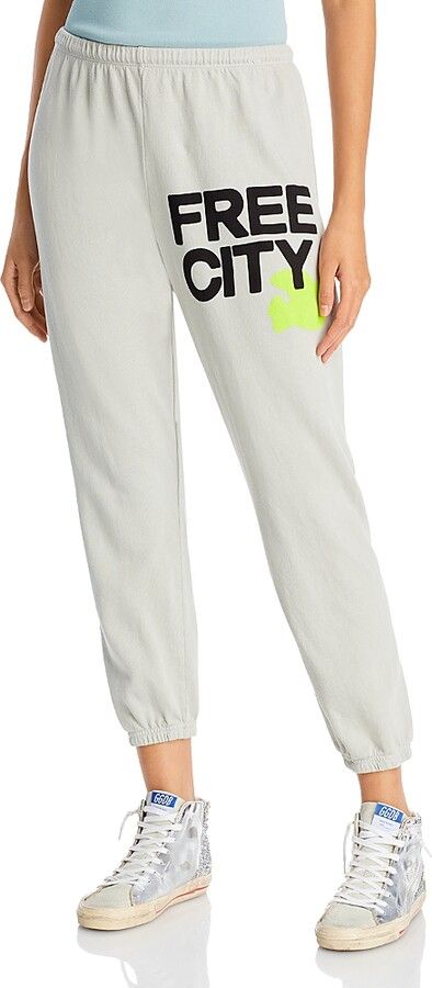 Free City sweatpants in stardust, womens xs
