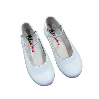 Naturino white mary janes, euro 25 little kid