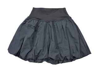 Aerie Black Bubble-Hem Skort, XS