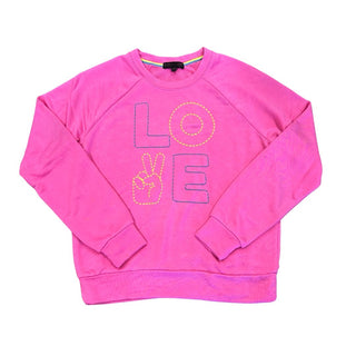 PJ Salvage pink Love sweatshirt, womens xsmall