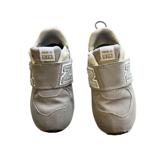 New Balance boys 574 newbie grey, 8 little kid