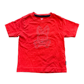 Pyscho Bunny red bunny tshirt, 2 years