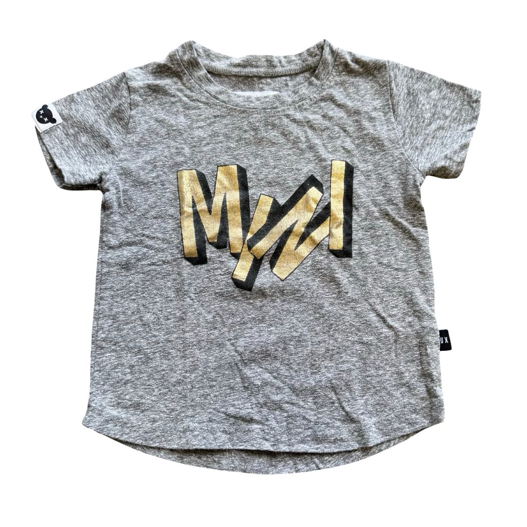 Hux grey Mini tshirt, 3 years