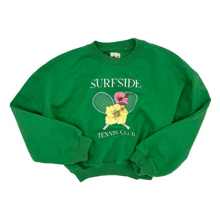 Surfside green cropped sweatshirt, 8 years