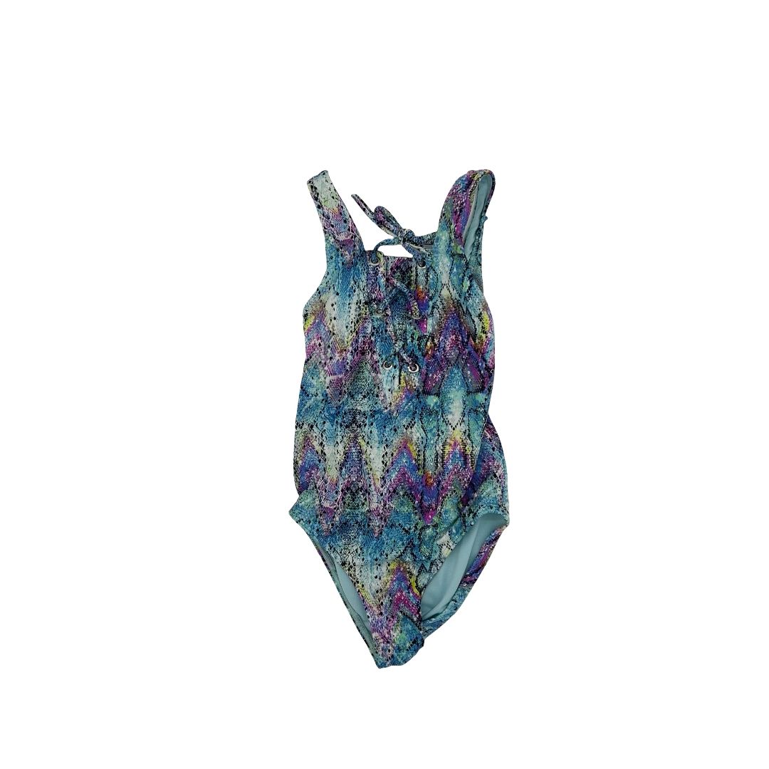 Little Peixoto rainbow python swim suit, 6 years
