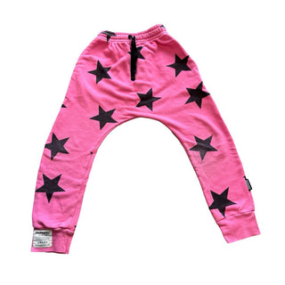 Nununu pink star sweatpants, 6-7 years
