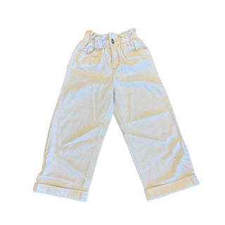 Zara cream denim pants, 4-5 years