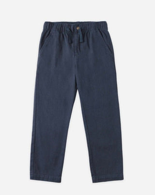 Rylee + Cru Navy Denim Pants, 12-18 months