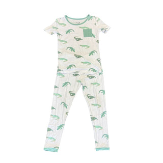 Kyte Baby Alligator Pyjama Set, 6 years
