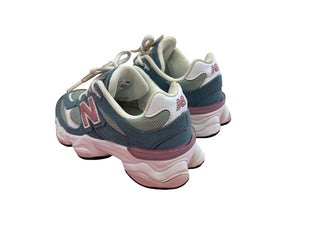 New Balance Dusty-Pink, Green and Teal Running Shoes, 1 big kid