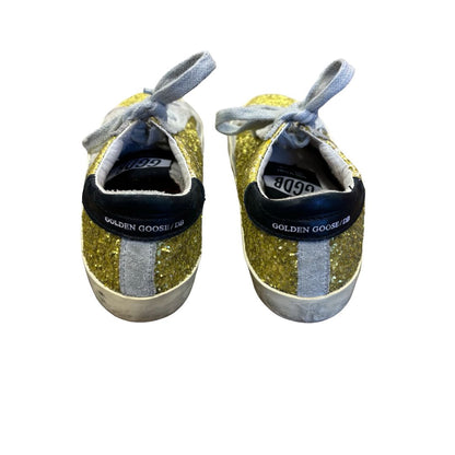 Golden Goose Super Star gold glitter, 27 little kid