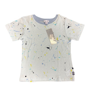 Splendid  new w/tags turquoise splatter tshirt , 4 years
