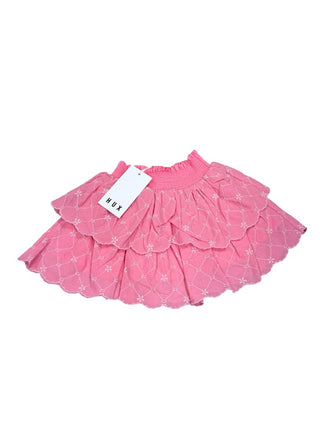Hux New with tags Broderie floral tiered skirt, 12-18 months