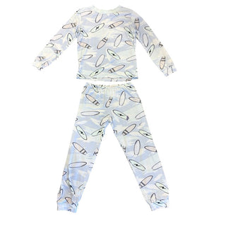 Esme blue surf board pajamas, 7 years