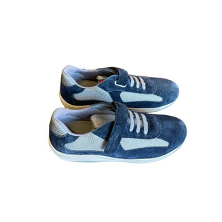 Prada americas cup blue sneakers, Euro 33 youth
