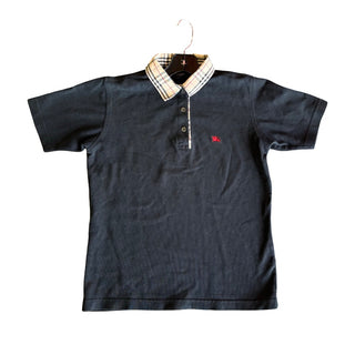 Burberry black w/plaid collared shirt, Men’s small