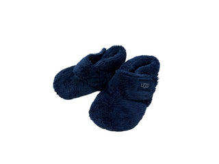 Ugg Navy Blue Fuzzy Shoes, 1 little kid