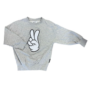 Molo Grey Pullover with Hands, 6 years