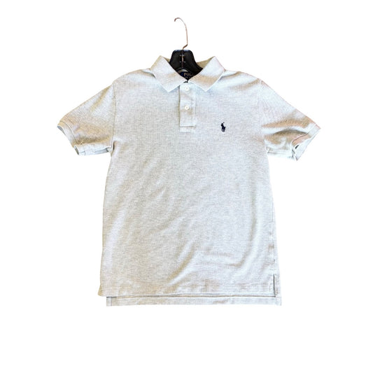 Ralph Lauren grey collared tshirt, 10-12 years