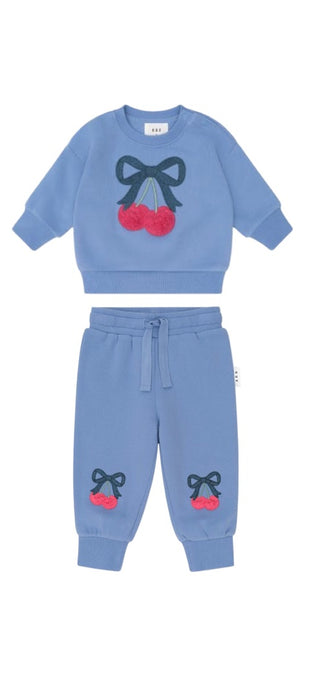 Hux Cherry bow track suit new with tag, 6-12 months