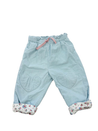 Boden Velour pants, 9-12 months