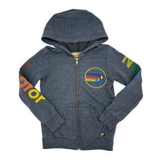 Aviator Nation black zip up, 8 years