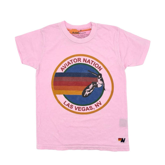 Aviator Nation pink surfer tshirt, 8 years