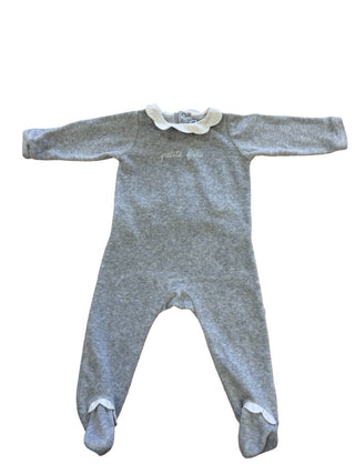 Jacadi Petite fille velour sleeper, 6 months