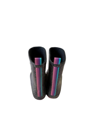 Deux par deux Sparkle rainboots, 13 little kid