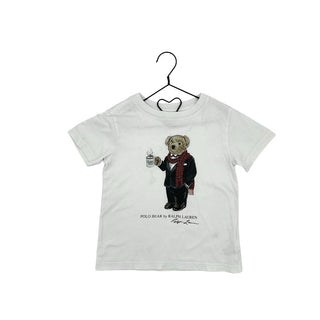 Ralph Lauren Polo bear w/coffee tshirt, 3 years