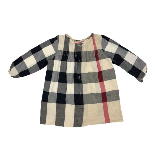 Burberry classic check dress, 12 months
