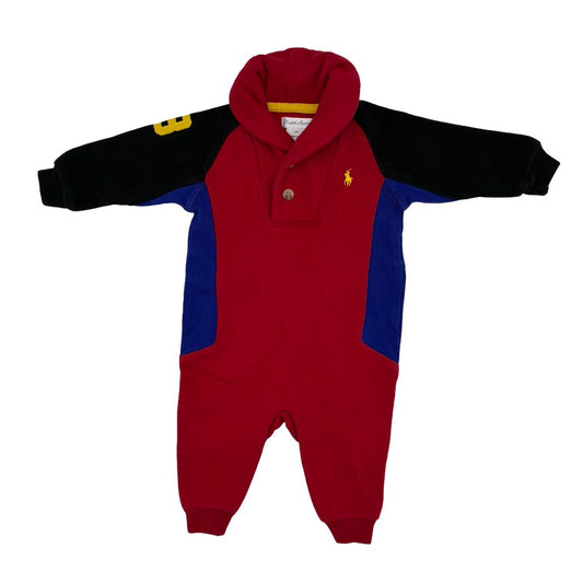 Ralph Lauren red play suit, 6 months