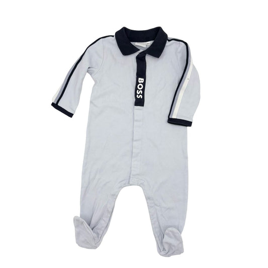 Hugo Boss baby blue/navy sleeper, 9 months